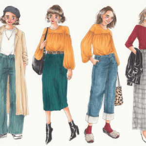 女子大生向けファッションコーデ この秋オススメの3アイテムはこれ ガーリー カジュアル着回し6コーデ タウンワークマガジン