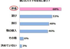 バイト代 給料 使い道 どれくらい タウンワーク townwork