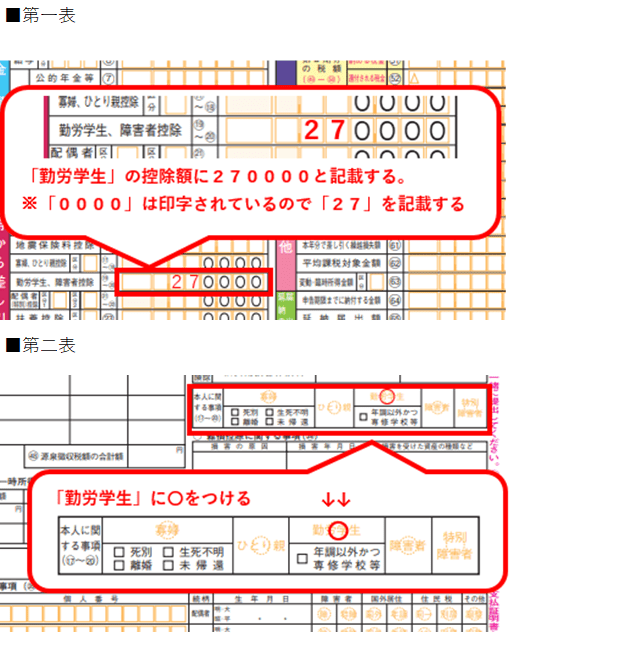 バイト その他 控除