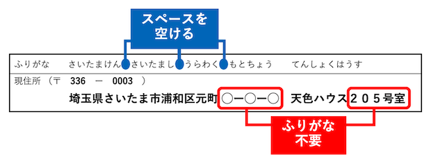 履歴書 住所欄 ふりがな フリガナ 正しい書き方 どこまで ハイフン マンション名 アルバイト タウンワークマガジン townwork