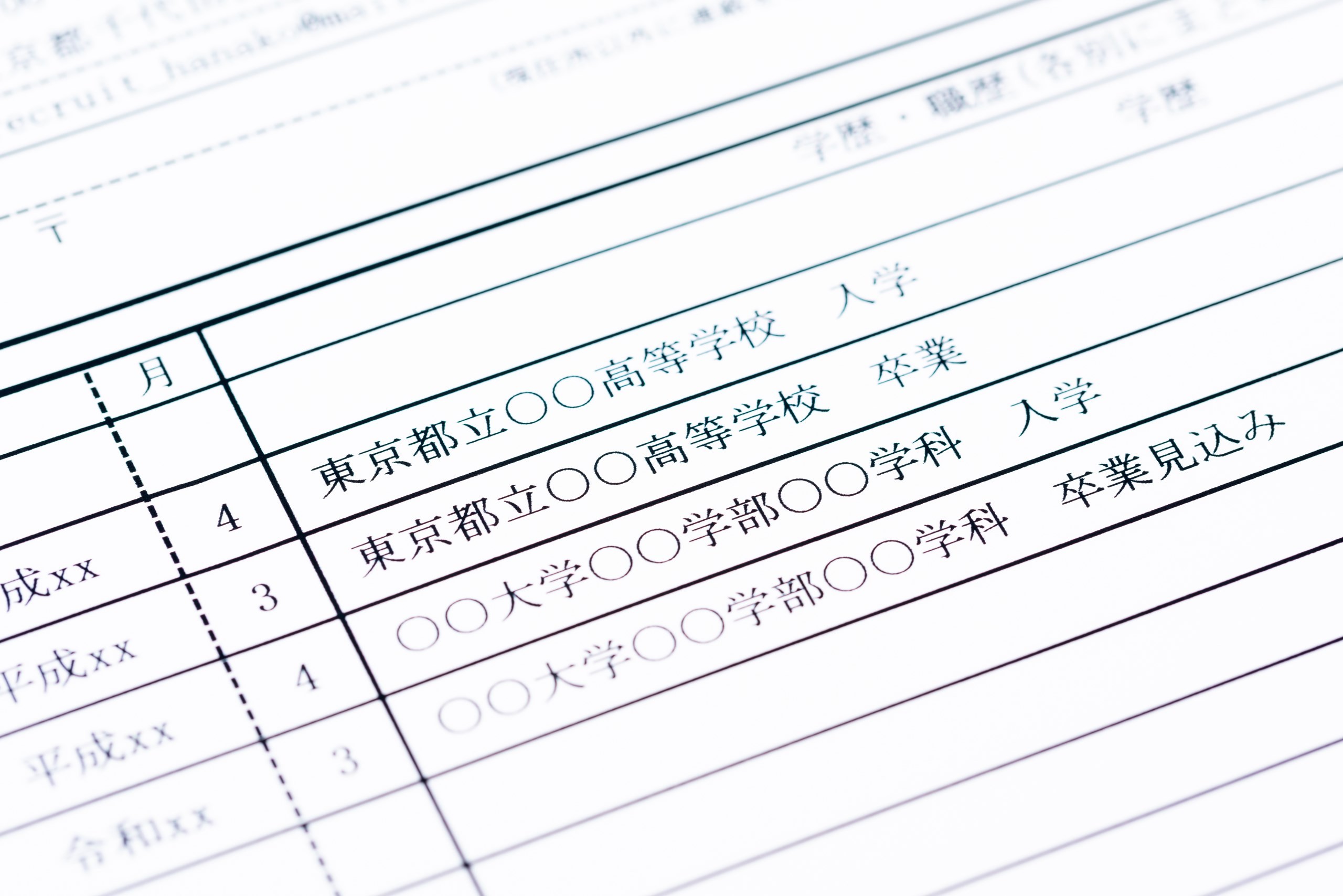 履歴書の学歴早見表】入学・卒業年度／和暦・西暦変換表│#タウンワークマガジン